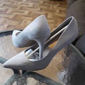 Grey high heels